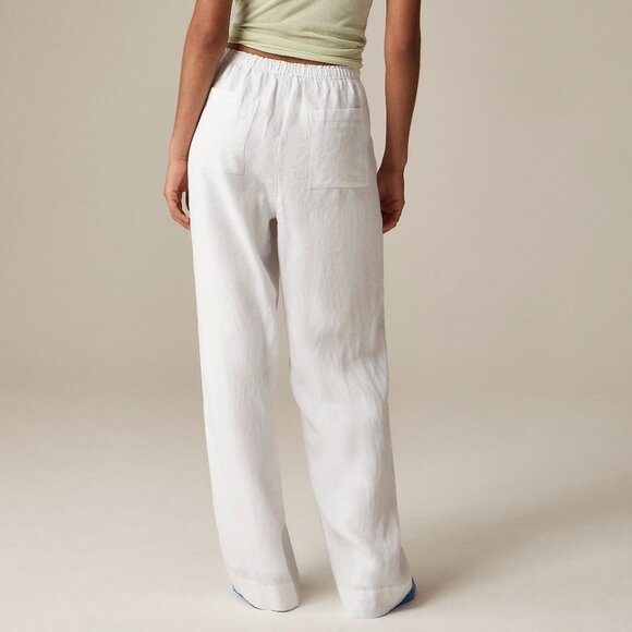 J. Crew Stratus Pant in Linen White - Picture 2 of 5